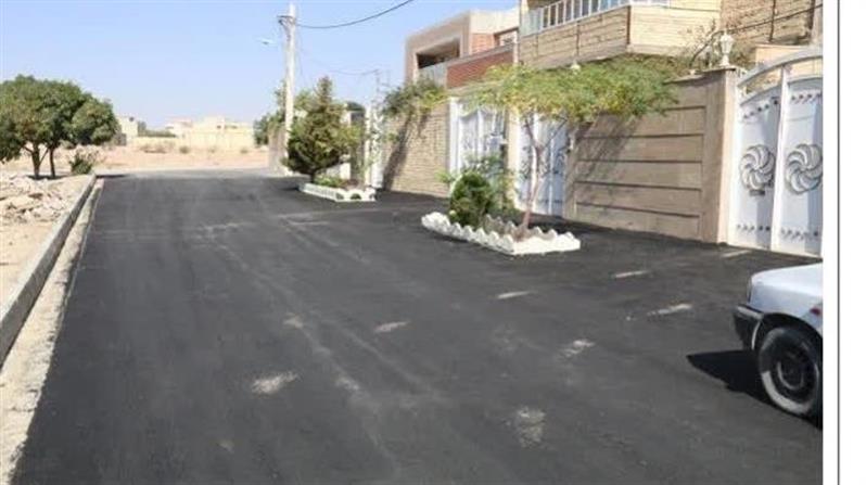 نهضت آسفالت معابر شهر آباده